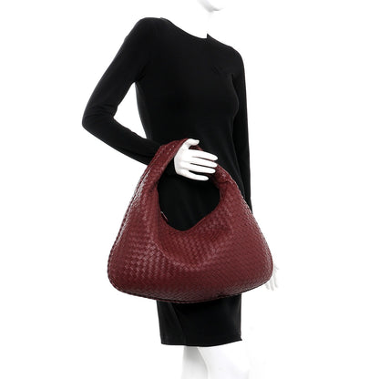 Bottega Veneta Nappa Intrecciato Large Veneta Hobo Barolo 2 of 8