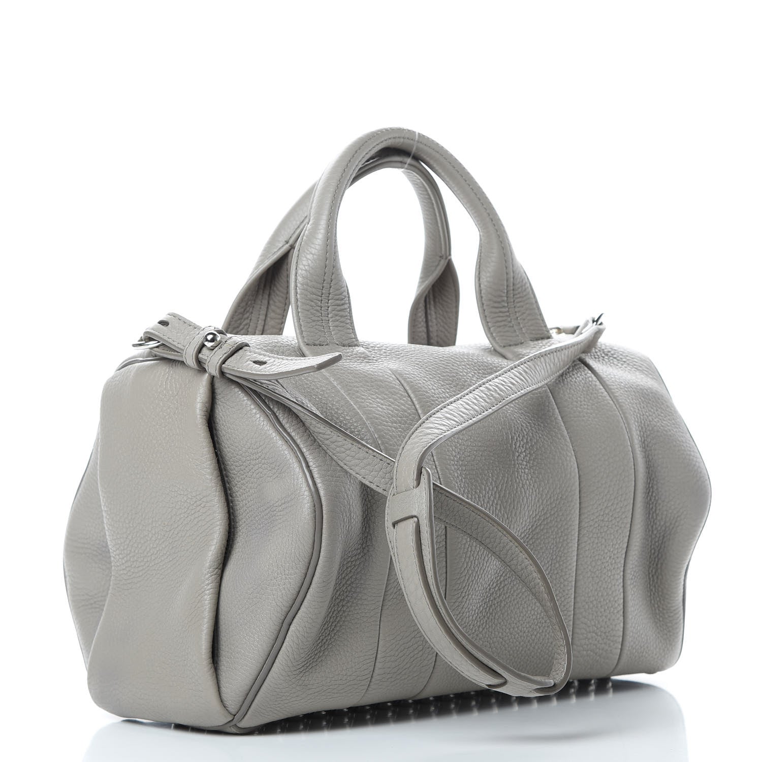 Alexander Wang Soft Pebbled Lambskin Rocco Oyster 3 of 11