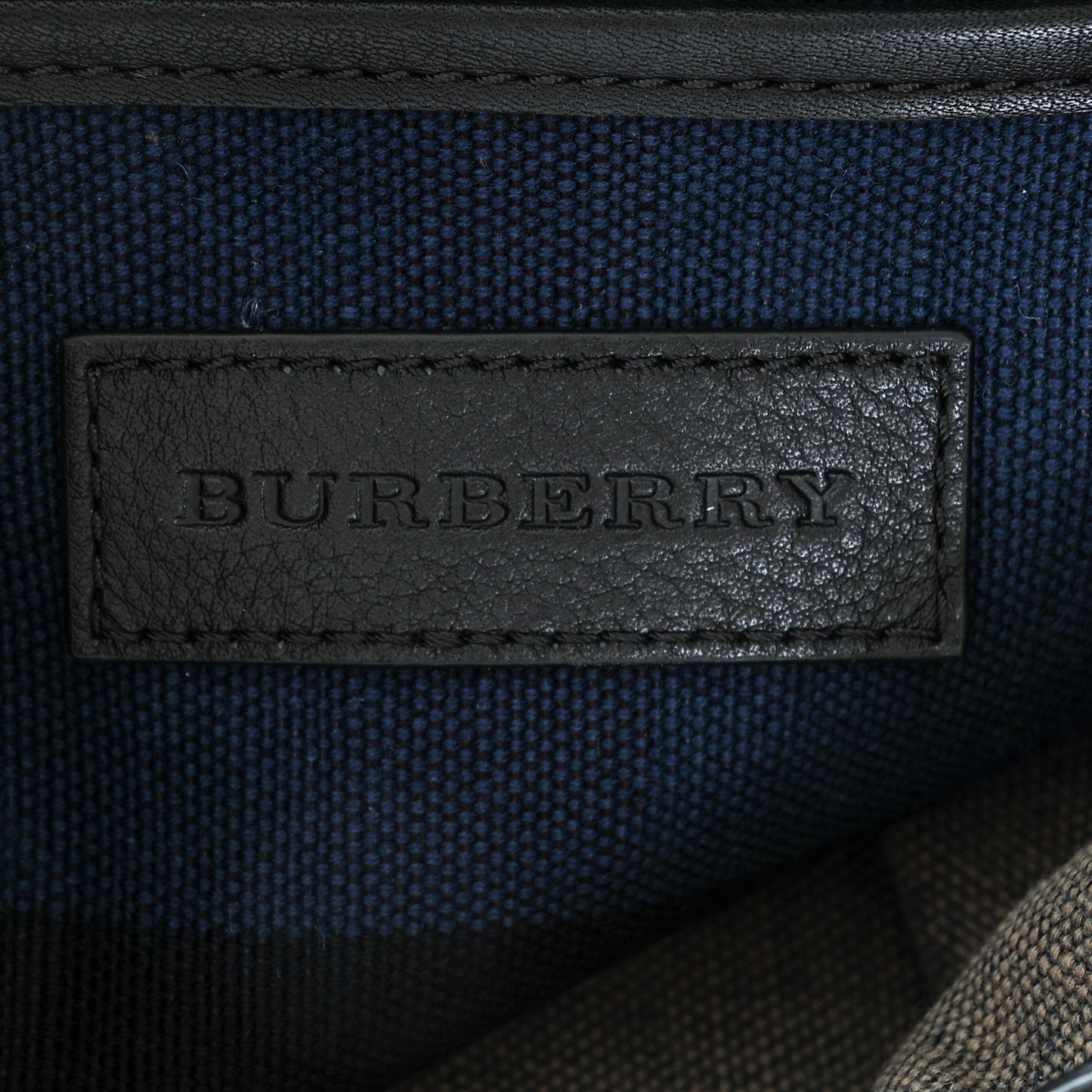 Overdyed Canvas Mega Check Medium Chiltern Backpack Ultramarine Blue