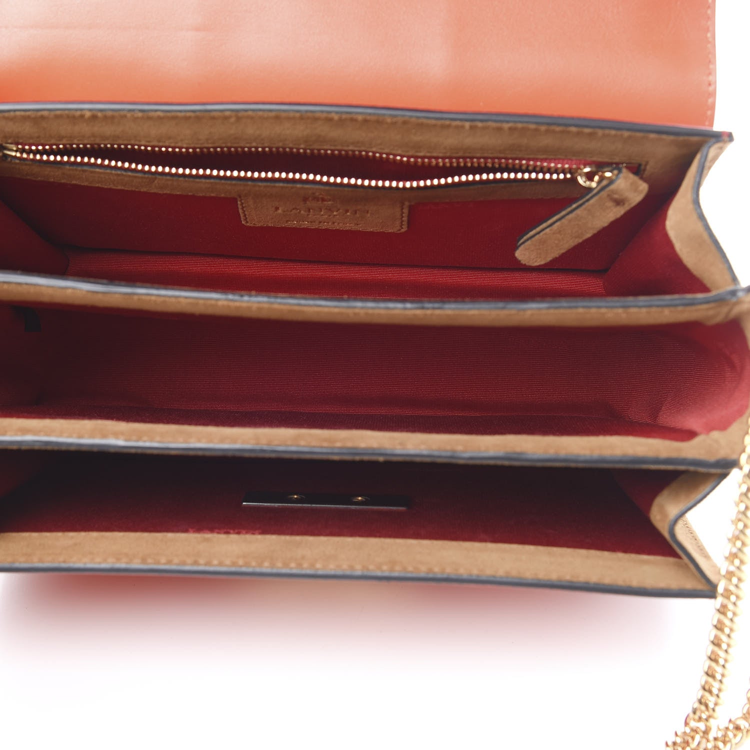 Lanvin Suede Color Block Small Jiji Shoulder Bag Multicolor 5 of 10