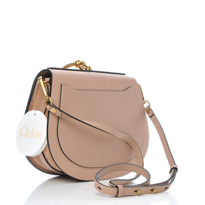Chloe Calfskin Suede Medium Nile Bracelet Bag Biscotti Beige 3 of 6
