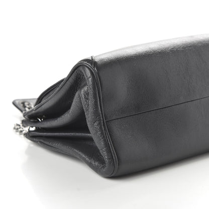 Chanel Calfskin Quilted Accordion Flap Grey 5 of 10