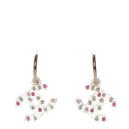 Chanel Resin Crystal CC Earrings Multicolor 1 of 3
