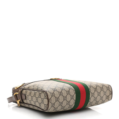 Gucci GG Supreme Monogram Web Medium Ophidia Messenger Bag Brown 4 of 14