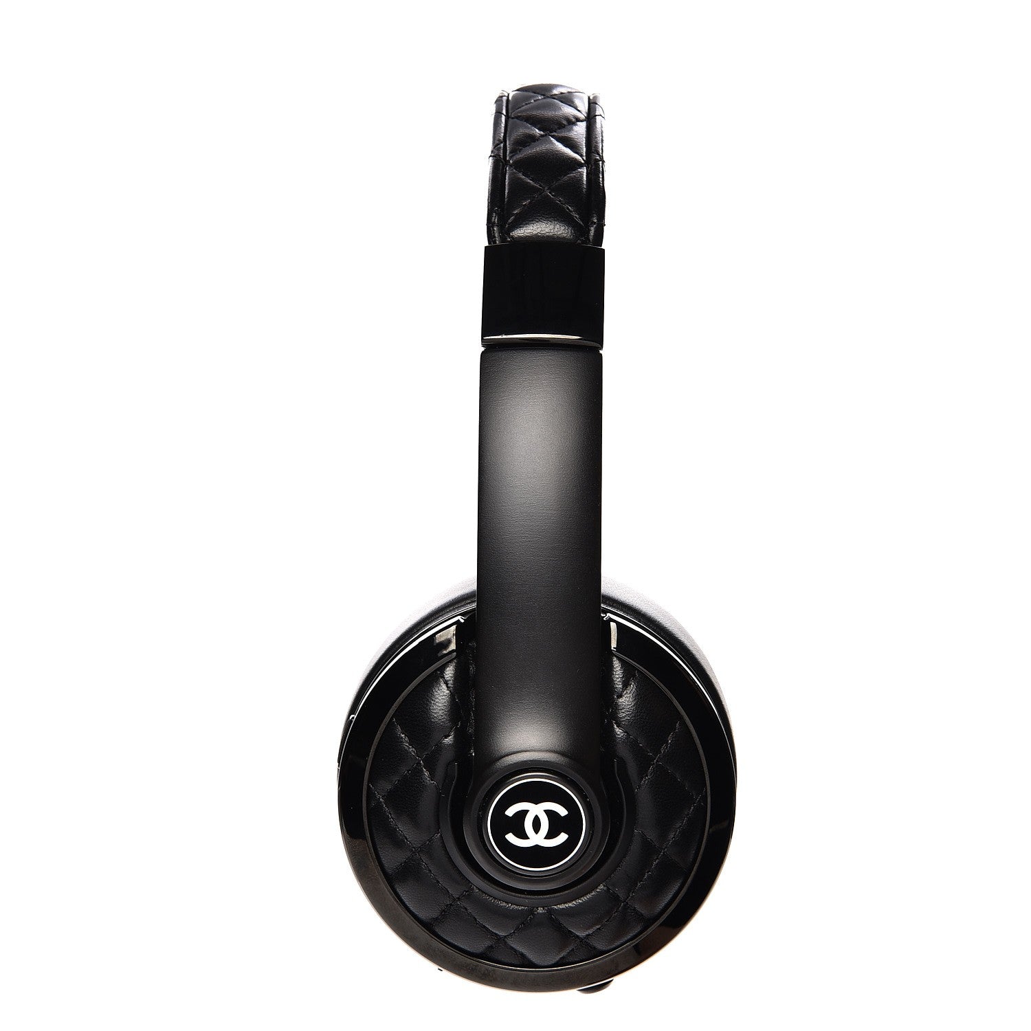 Chanel Lambskin x Monster Wireless Headphones w/ Case Black 3 of 15