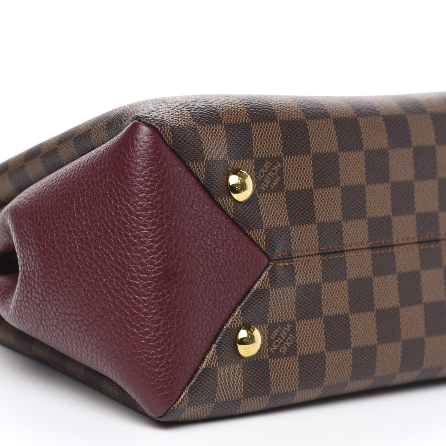 Louis Vuitton Damier Ebene Cuir Taurillon Brittany Bordeaux 8 of 10