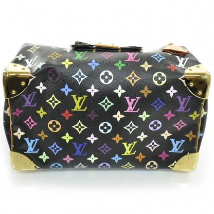 Louis Vuitton Monogram Multicolor Speedy 30 Black 4 of 12