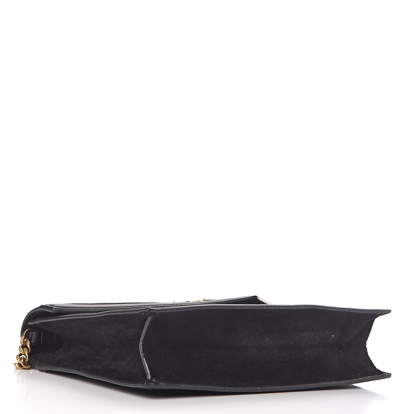 Suede Calfskin Monogram Le Sept Chain Bag Black