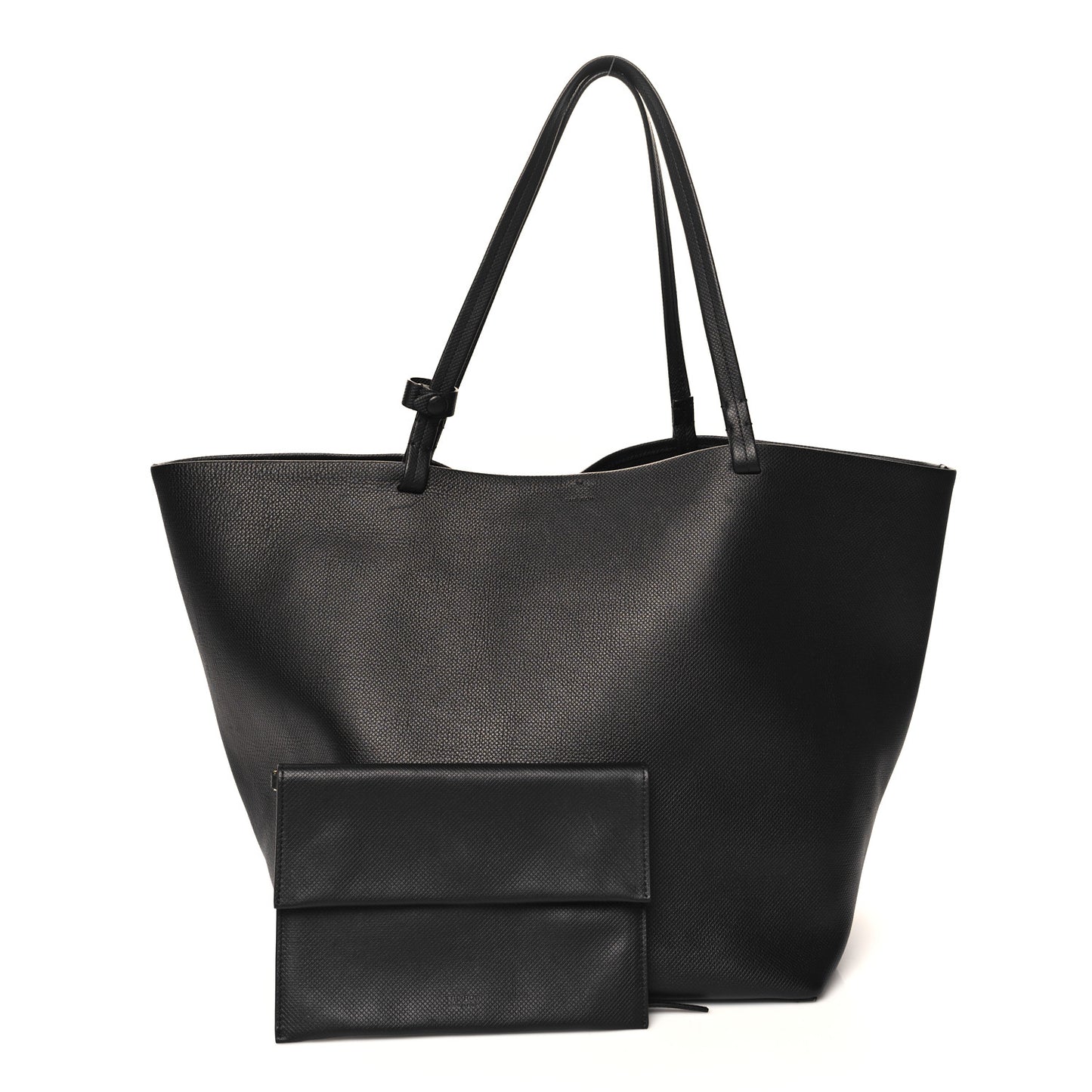 Grained Calfskin Park Tote XL Black