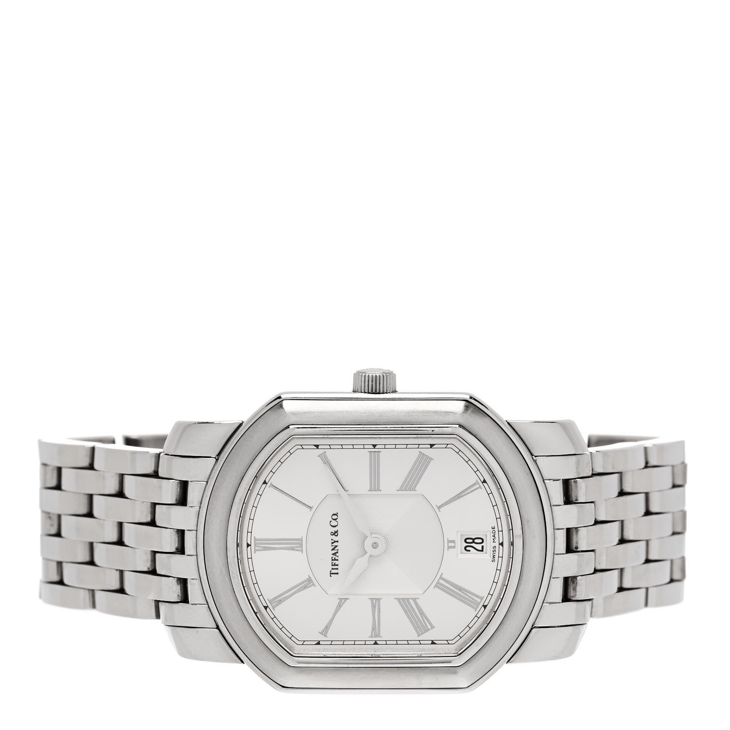 Tiffany Stainless Steel 32mm Mark Coupe Resonator Quartz Watch 2 of 4