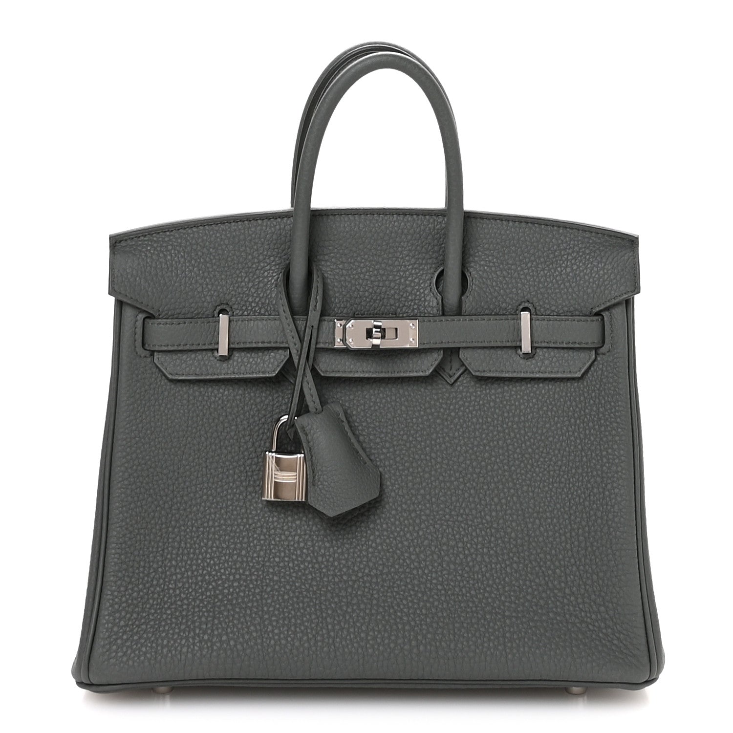 Hermes Togo Birkin 25 Vert Amande 1 of 11