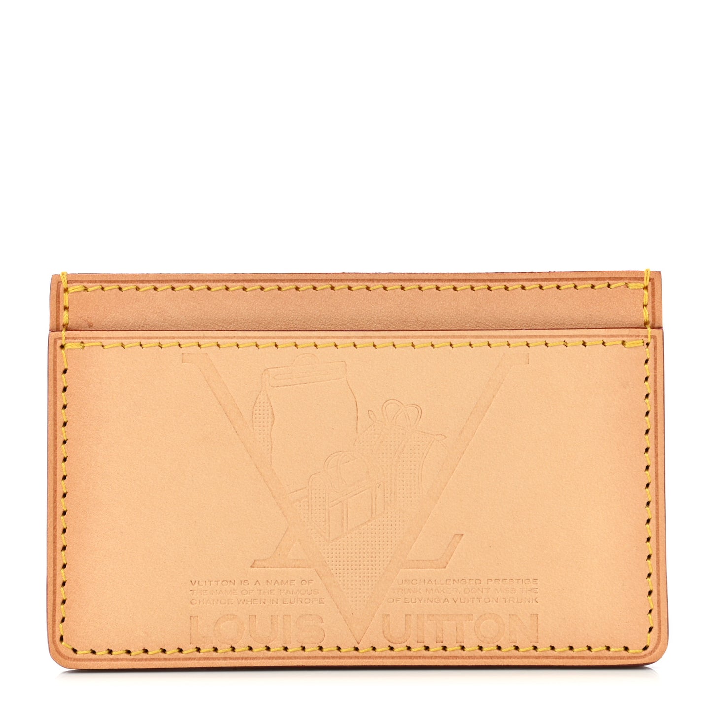 Vachetta Voyages Card Holder