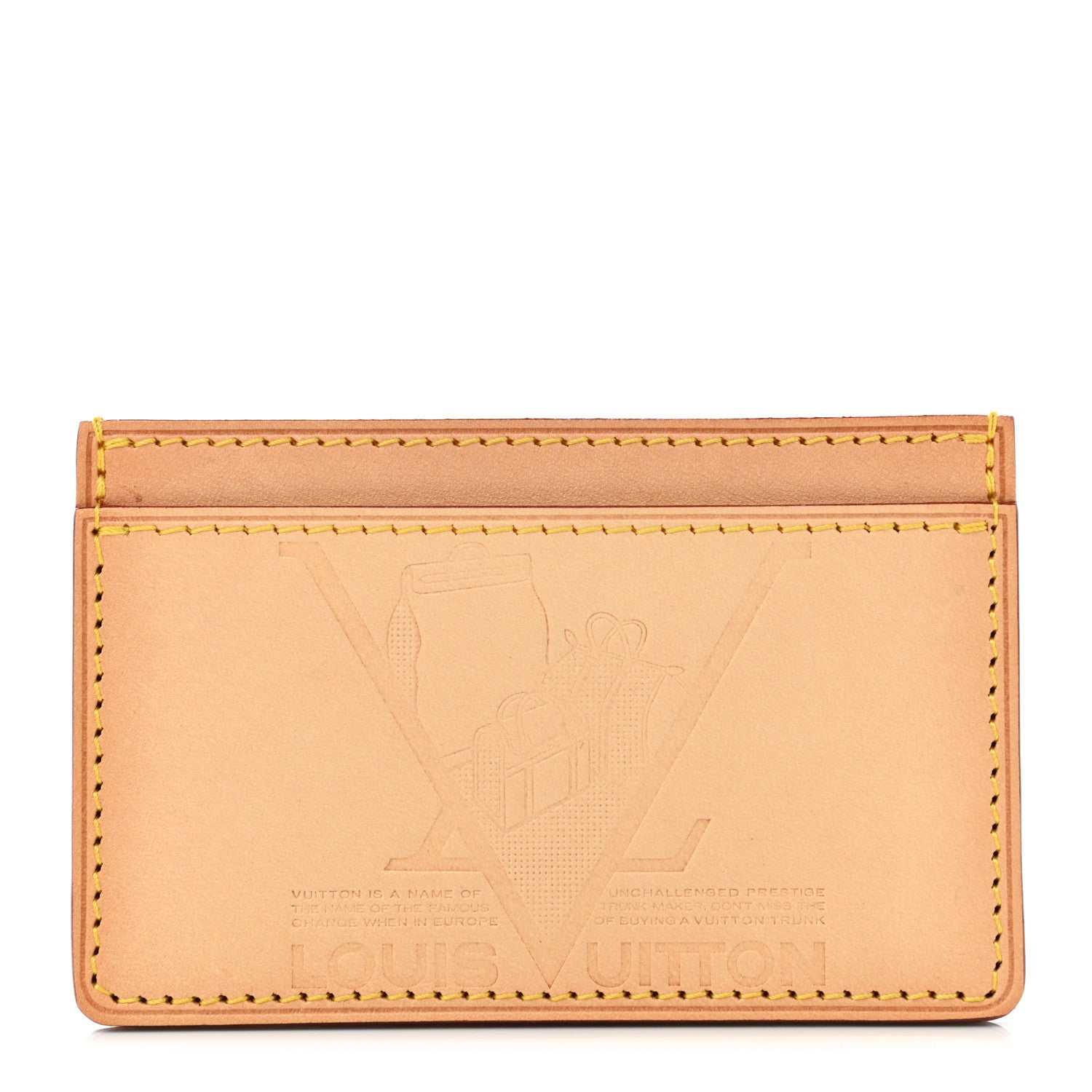 Louis Vuitton Vachetta Voyages Card Holder 1 of 7