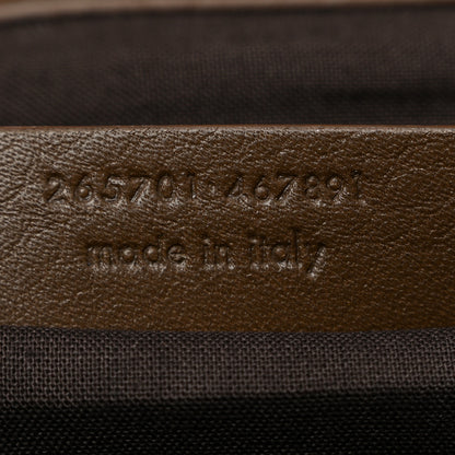 Saint Laurent Perforated Calfskin Large ChYc Clutch Bronze 7 of 10