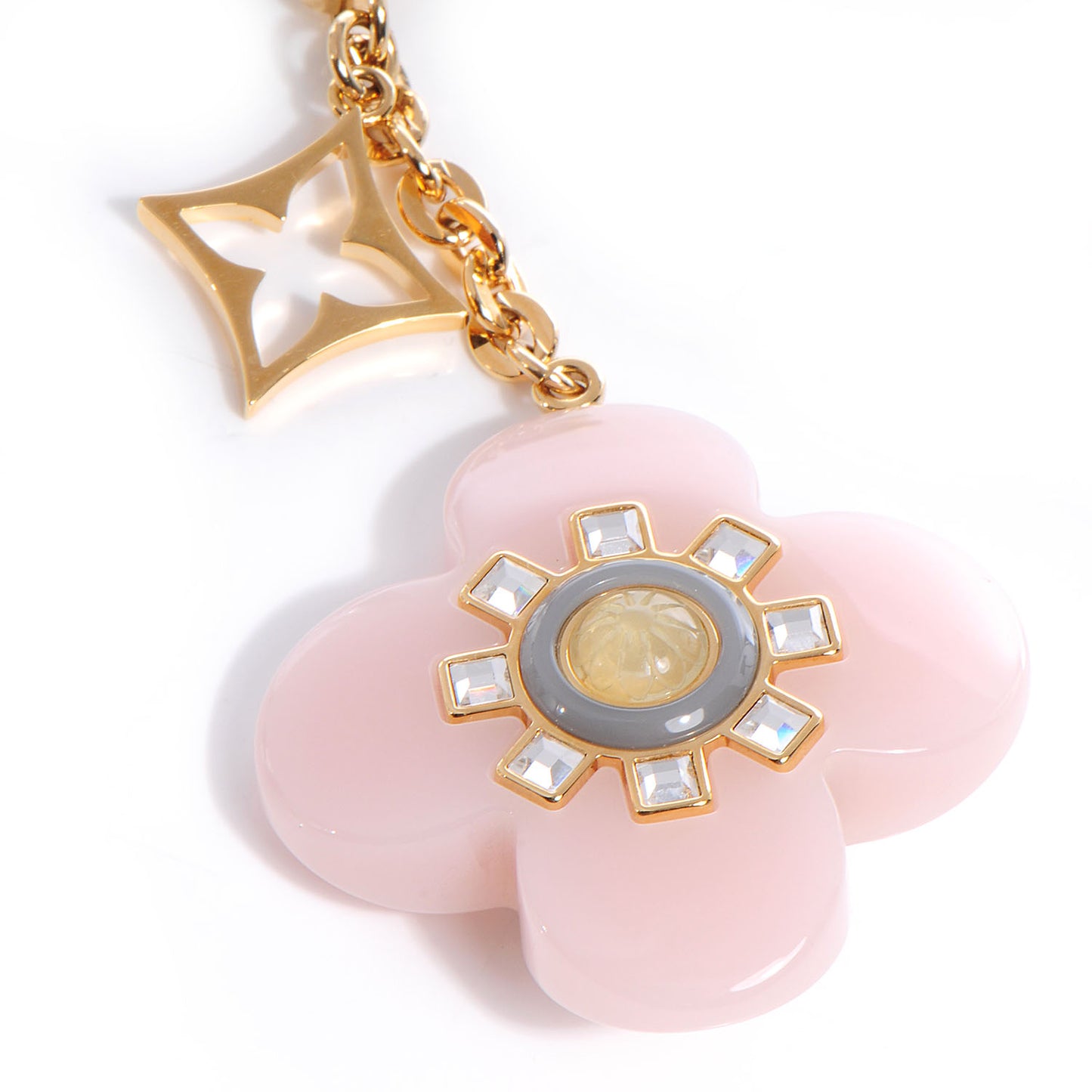 Fleur d'Etoile Bag Charm Rose