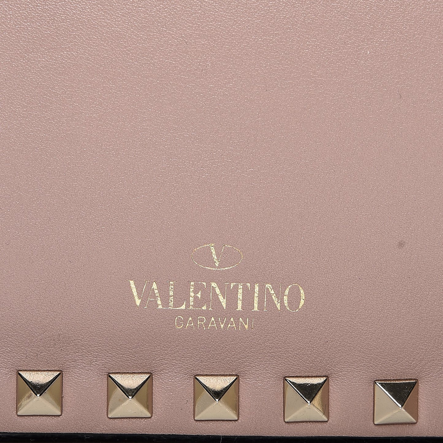 Vitello Rockstud Shoulder Flap Bag Poudre