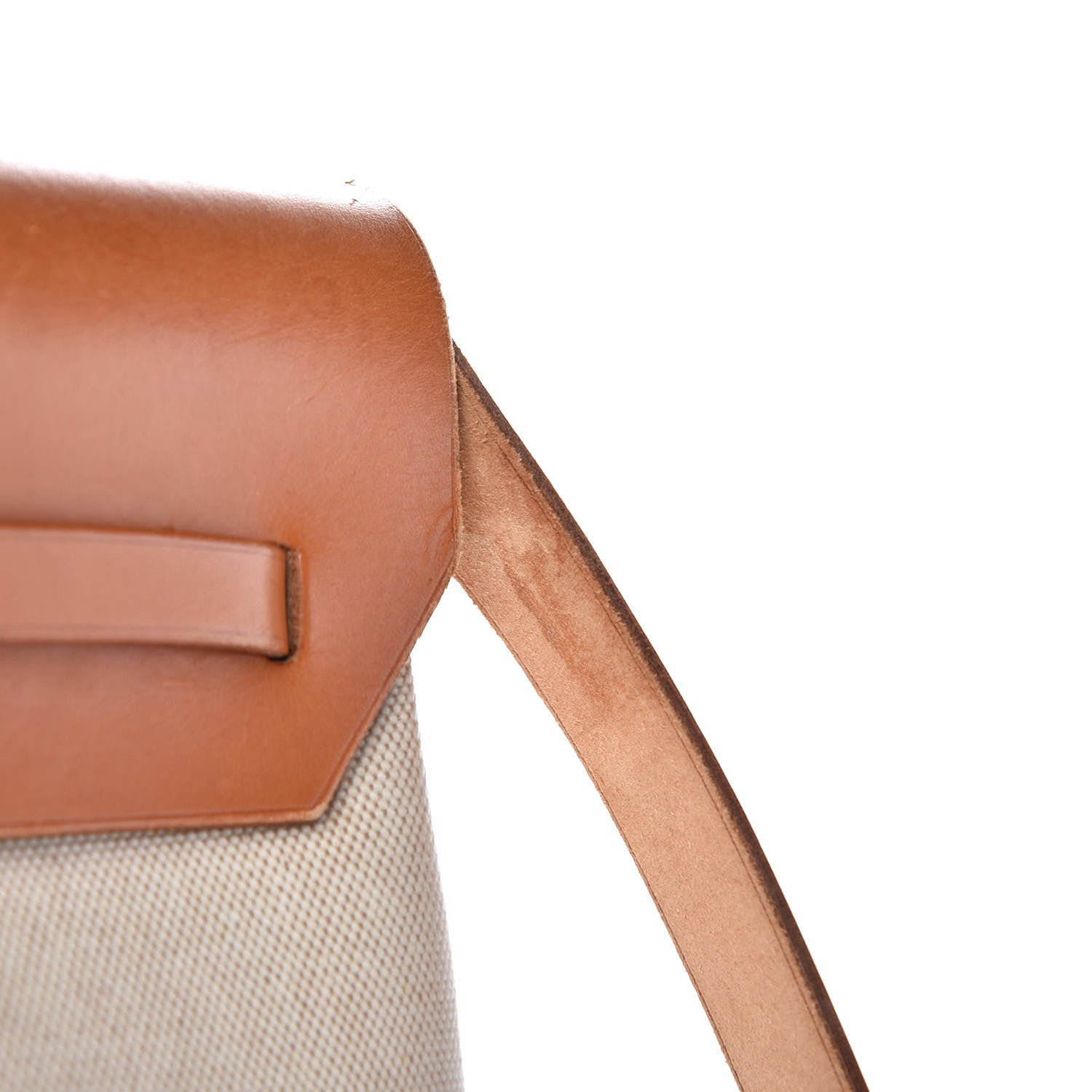 Hermes Toile Vache Calfskin Herbag 36 MM Natural 10 of 22