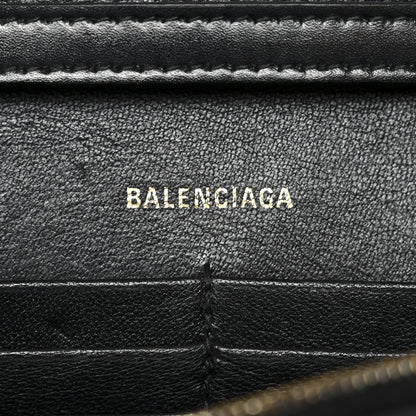 Balenciaga Shiny Box Calfskin Hourglass Chain Bag Black 6 of 13