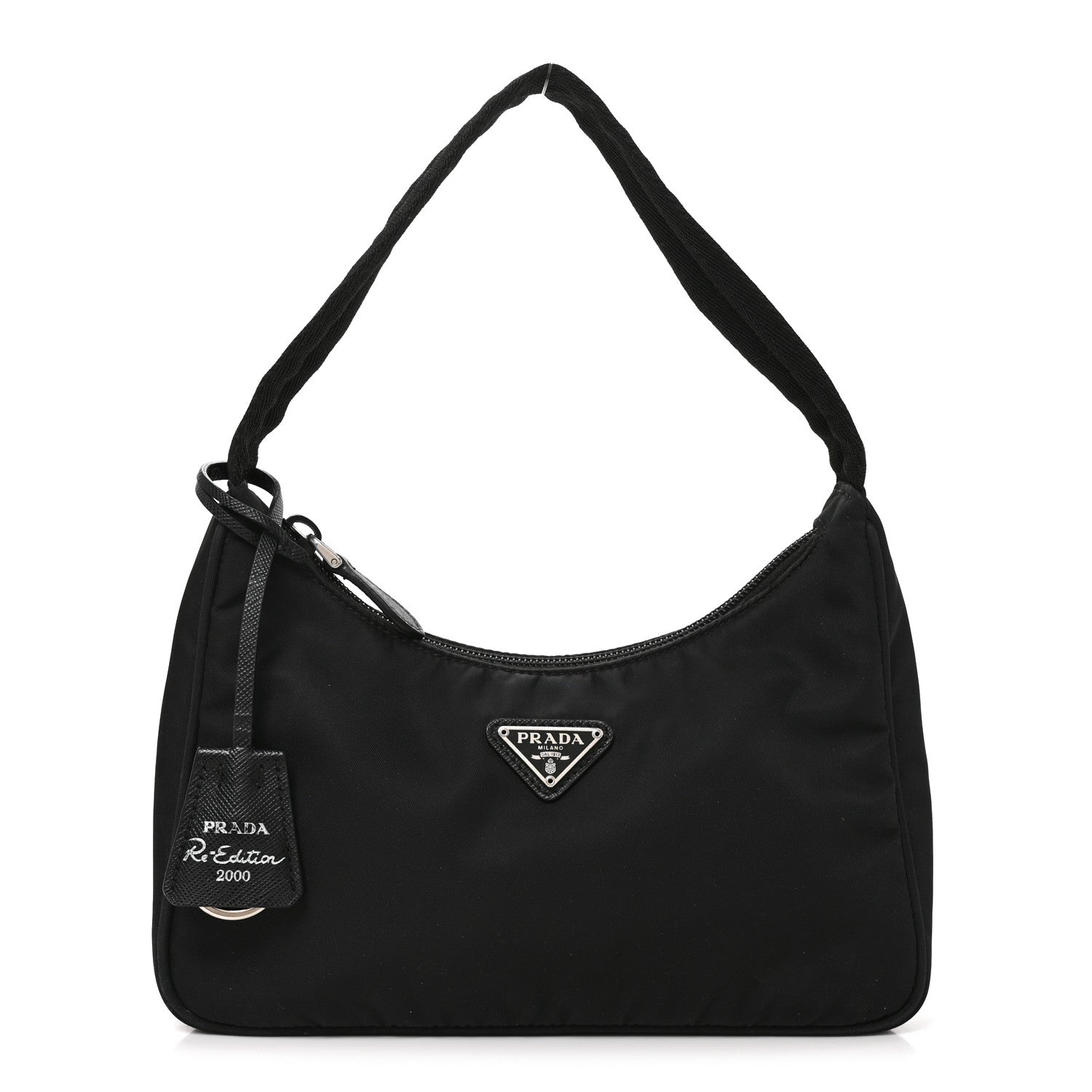 Prada Tessuto Nylon Mini Re-Edition 2000 Bag Black 1 of 9