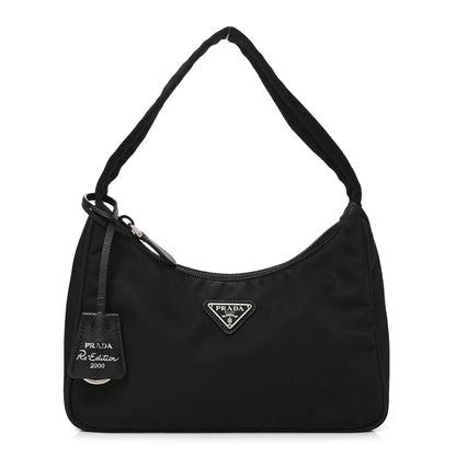 Prada Tessuto Nylon Mini Re-Edition 2000 Bag Black 1 of 9