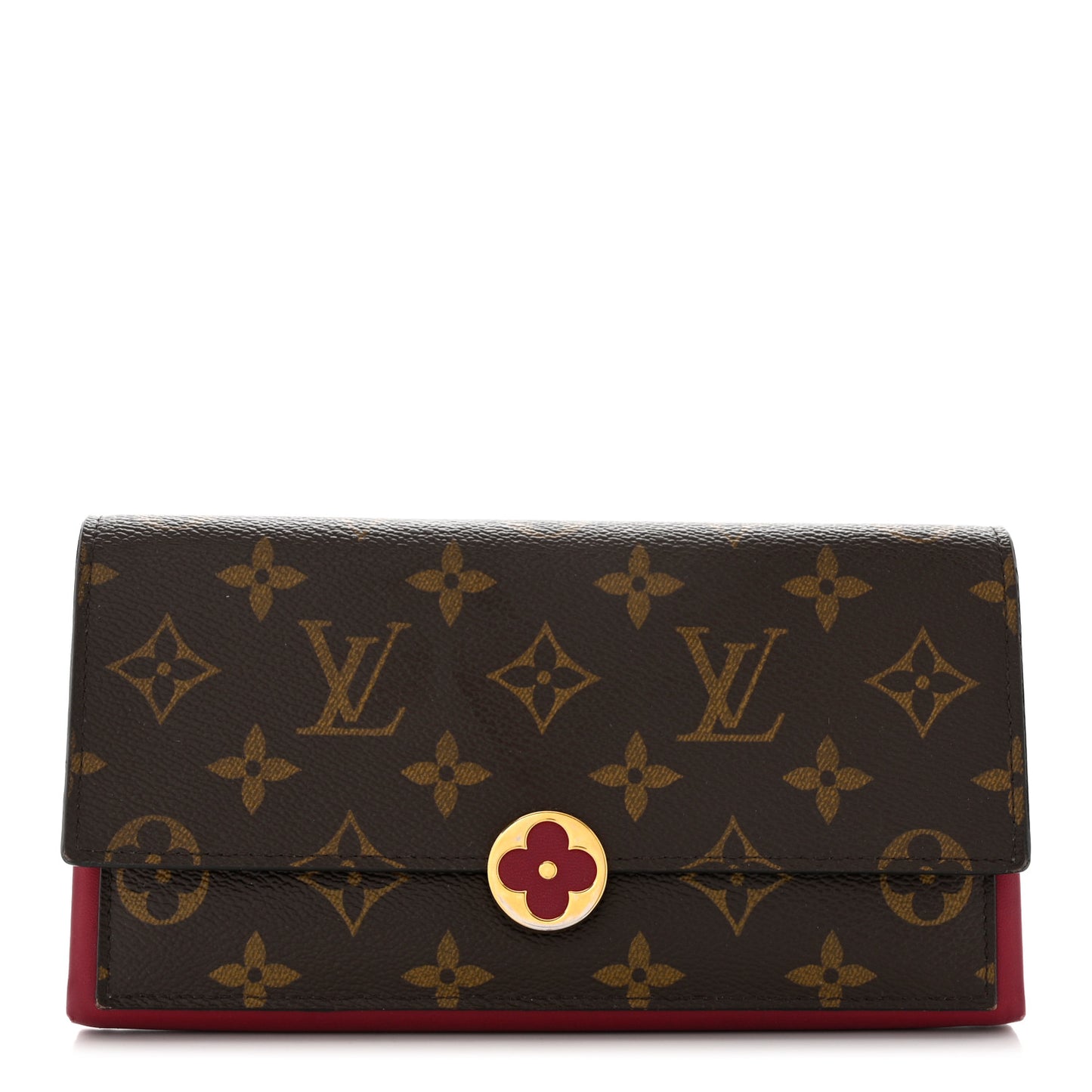 Monogram Flore Wallet Fuchsia