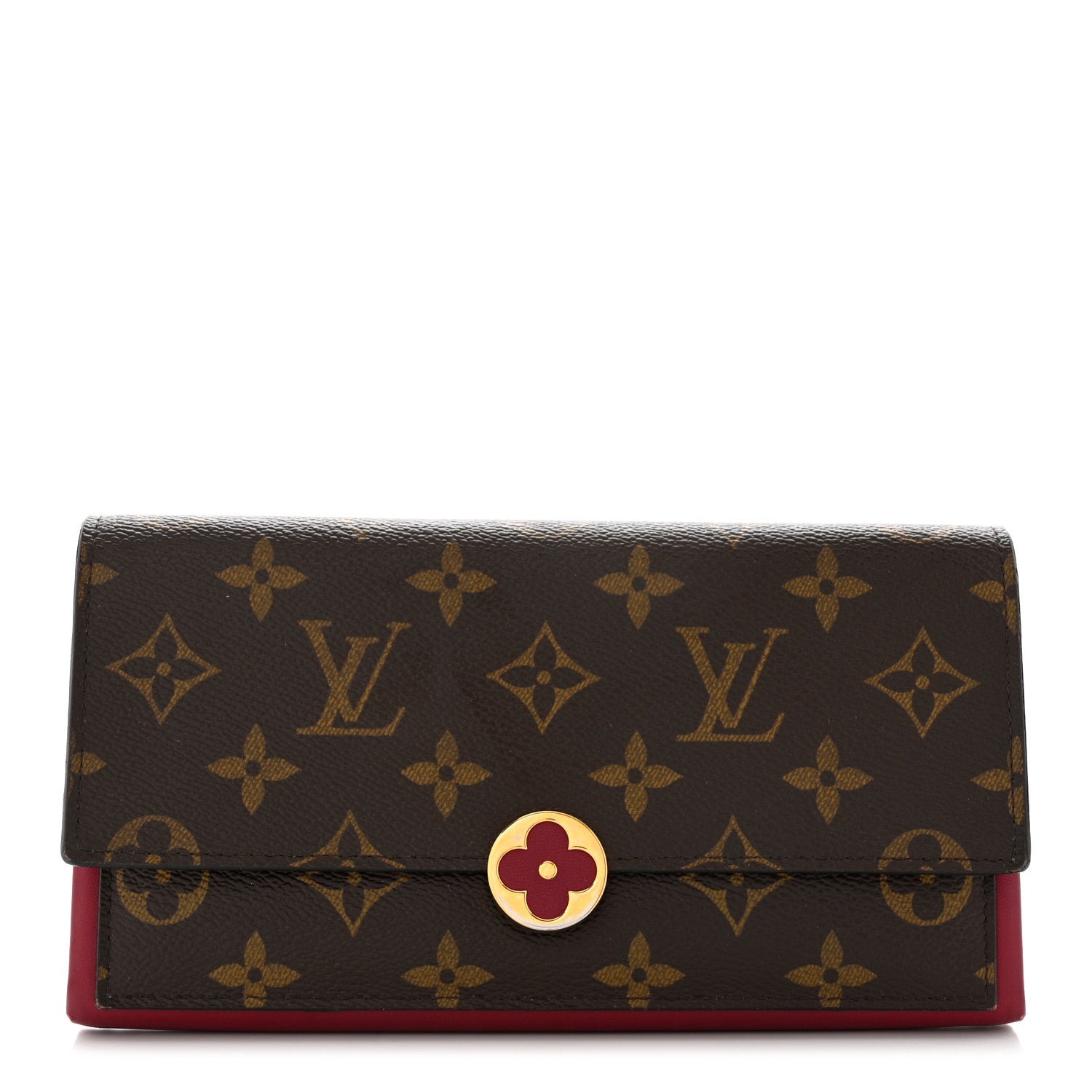 Louis Vuitton Monogram Flore Wallet Fuchsia 1 of 9