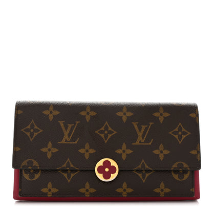 Louis Vuitton Monogram Flore Wallet Fuchsia 1 of 9