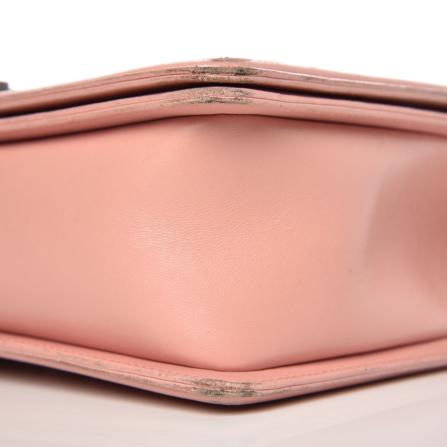Lambskin Quilted New Medium Boy Flap Bag Pink