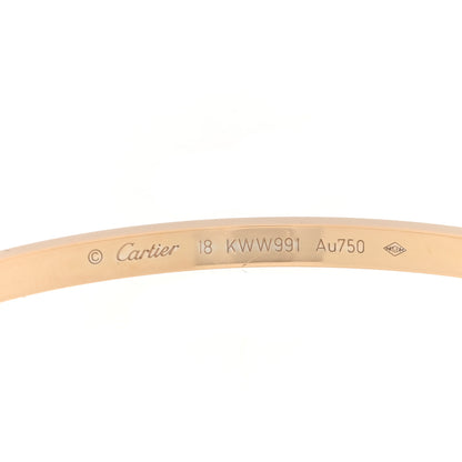 Cartier 18K Yellow Gold Small LOVE Bracelet 18 6 of 7
