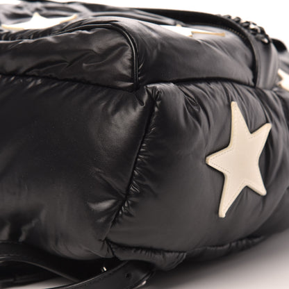 Stella McCartney Polyamide Falabella Go Stars Backpack Black White 8 of 11