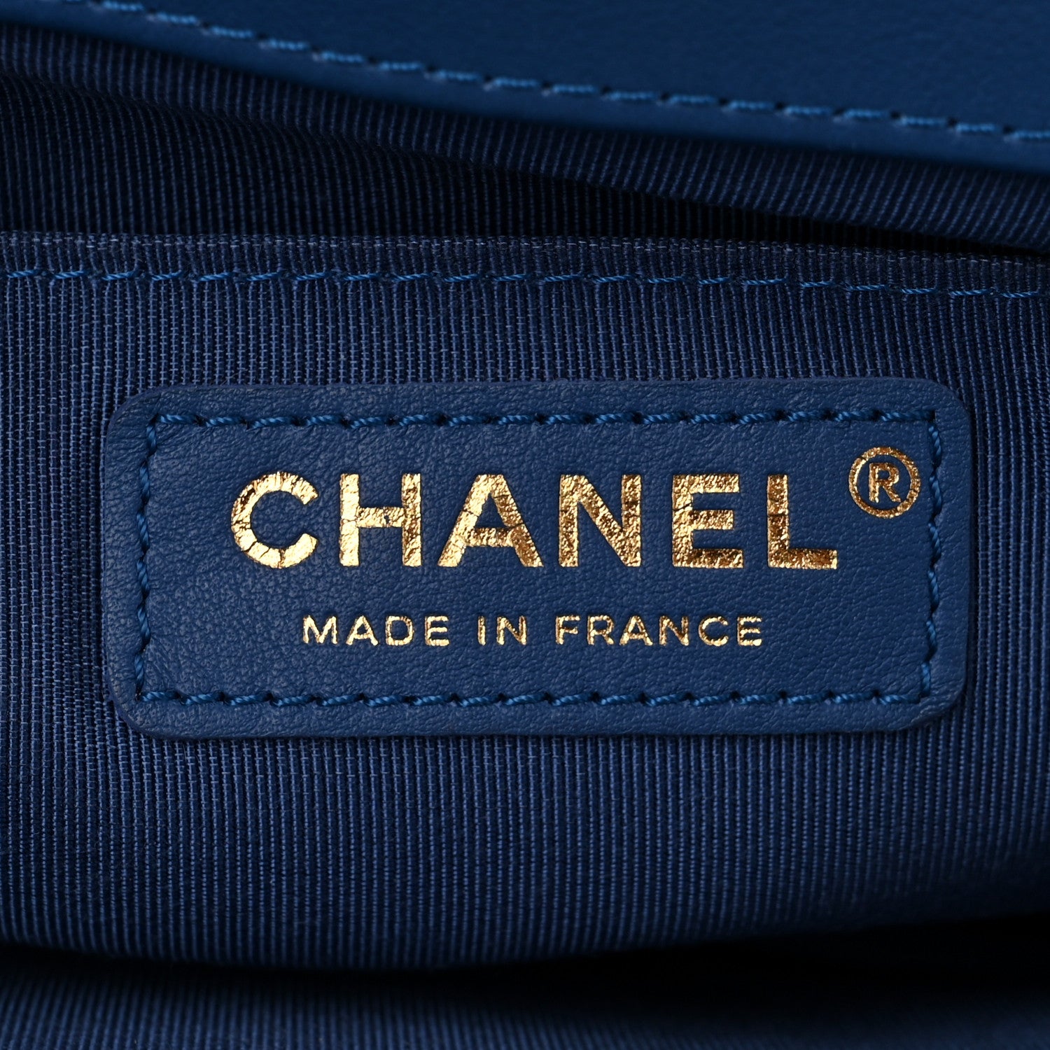 Chanel Lambskin Quilted Medium Boy Flap Blue 6 of 10