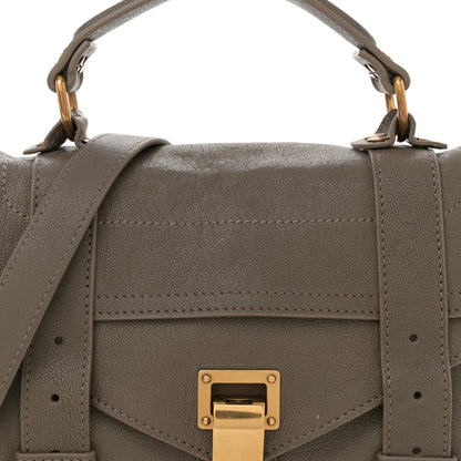 Proenza Schouler Lambskin Tiny PS1 Satchel Dove Grey 8 of 11