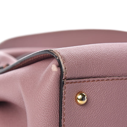Burberry Soft Grain Calfskin Small Buckle Tote Dusty Pink 9 of 15