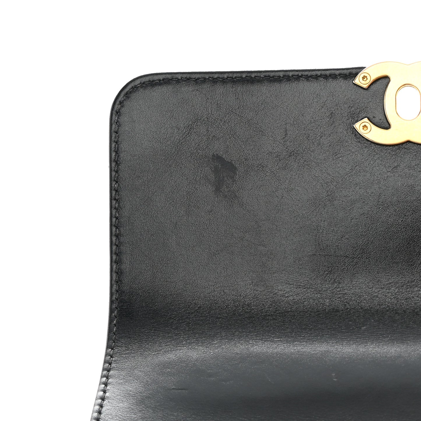Calfskin Quilted Mini Perfect Fit Flap Black