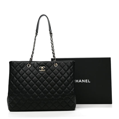 Chanel Caviar Quilted Large Shopping Tote Black 11 of 11