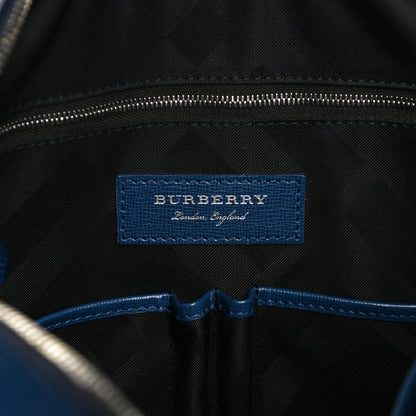 Burberry Textured Calfskin Barrow Briefcase Deep Blue 6 of 12