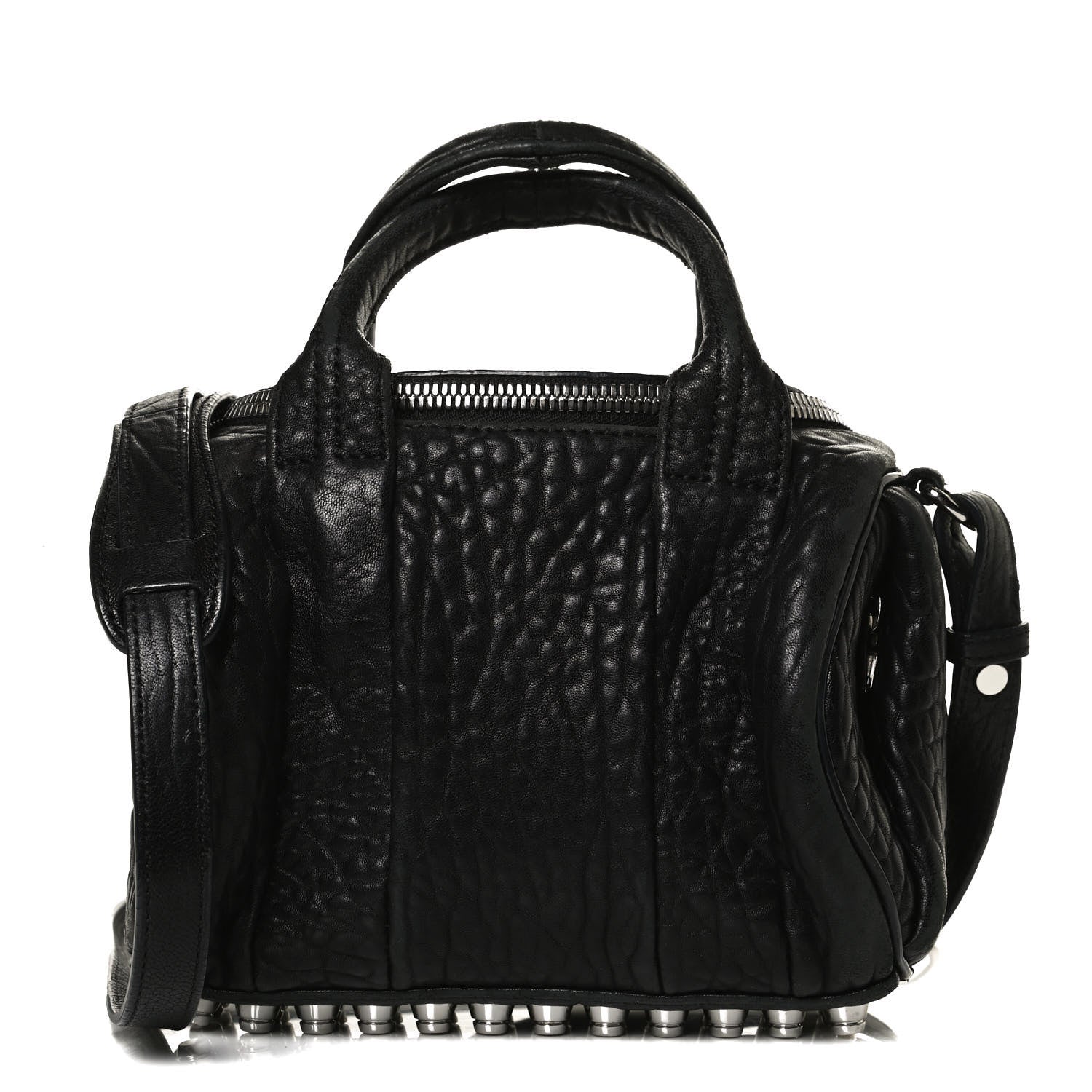 Alexander Wang Pebbled Lambskin Mini Rockie Black Rhodium Hardware 1 of 17