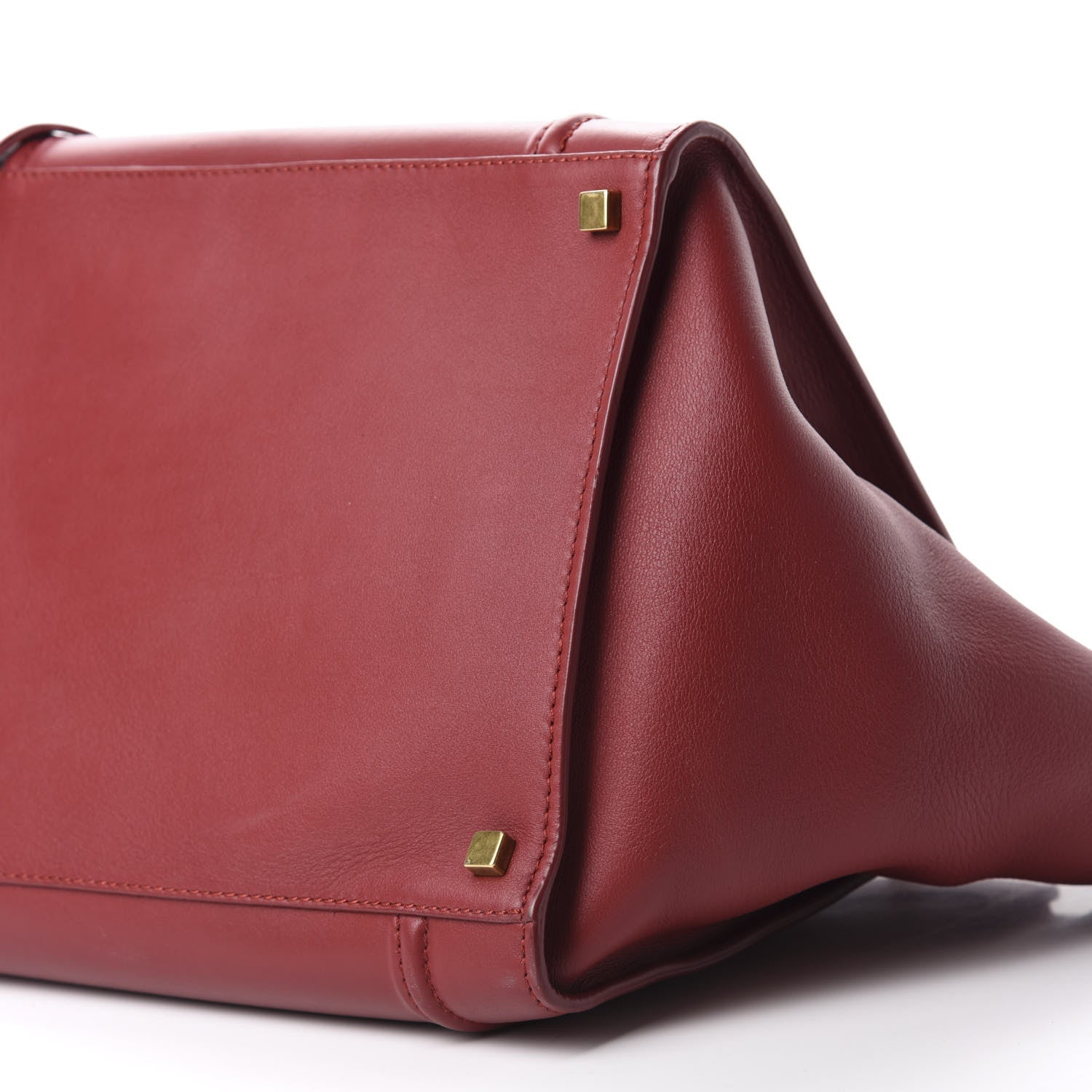 Celine Supple Calfskin Medium Phantom Luggage Red 7 of 9