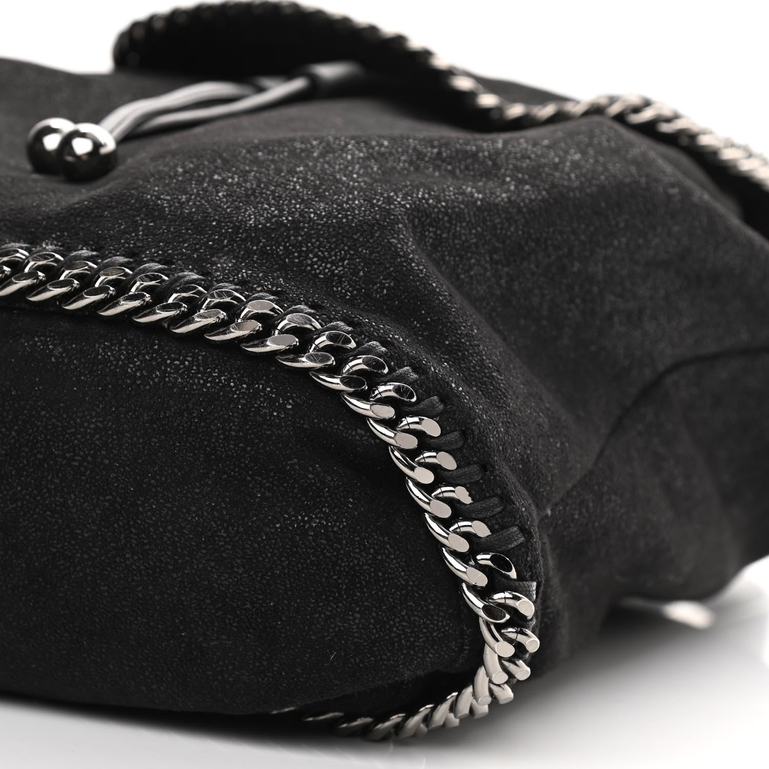 Stella McCartney Shaggy Deer Falabella Backpack Black 8 of 8