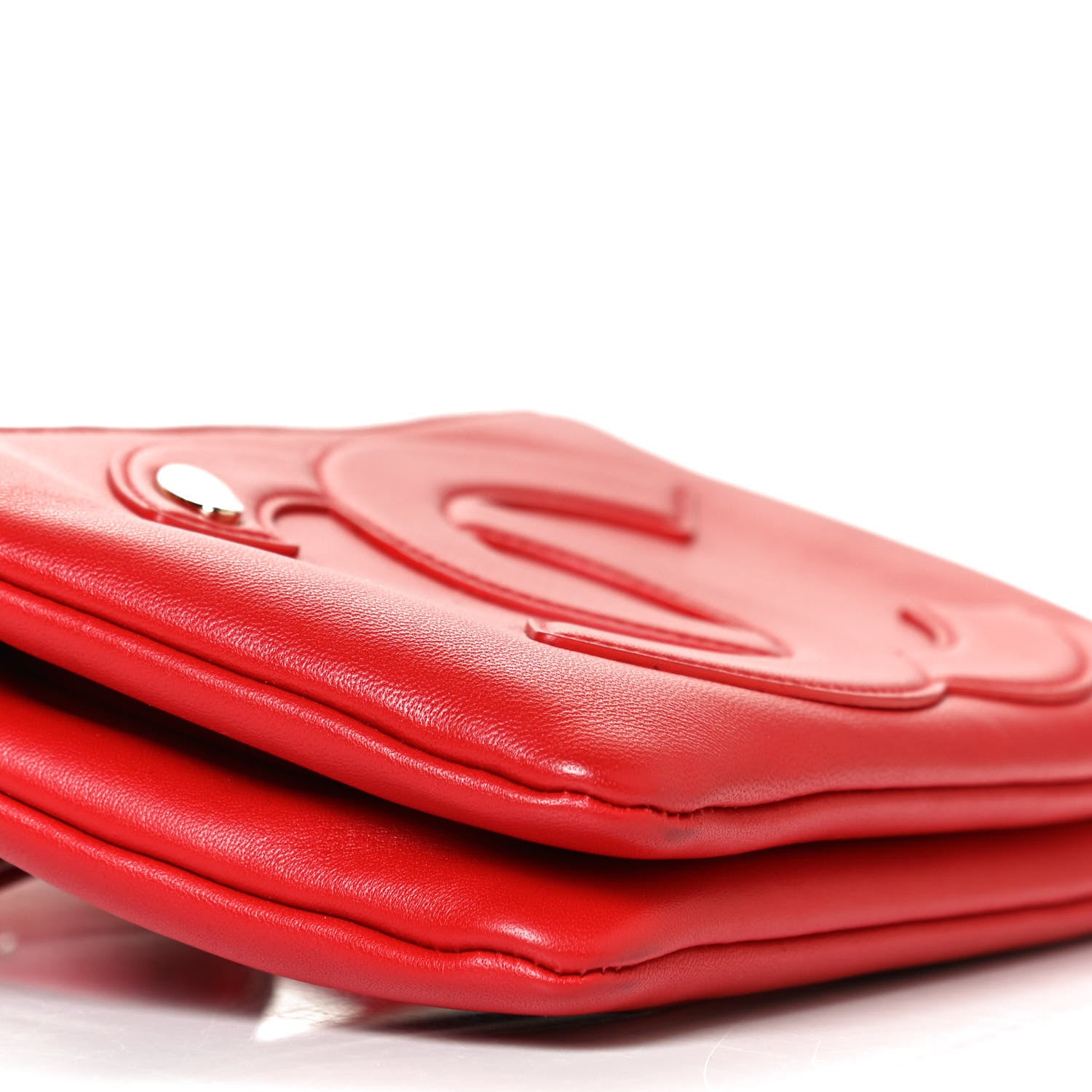 Chanel Lambskin CC Mania Waist Belt Bag Red 5 of 10