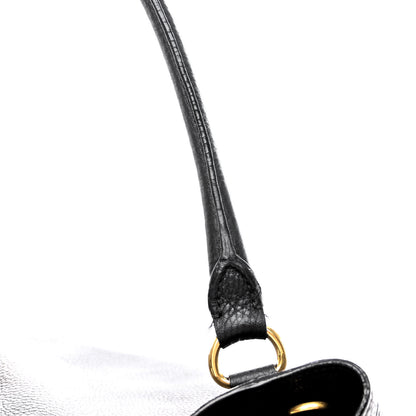 Prada Vitello Daino Shoulder Bag Black 12 of 13