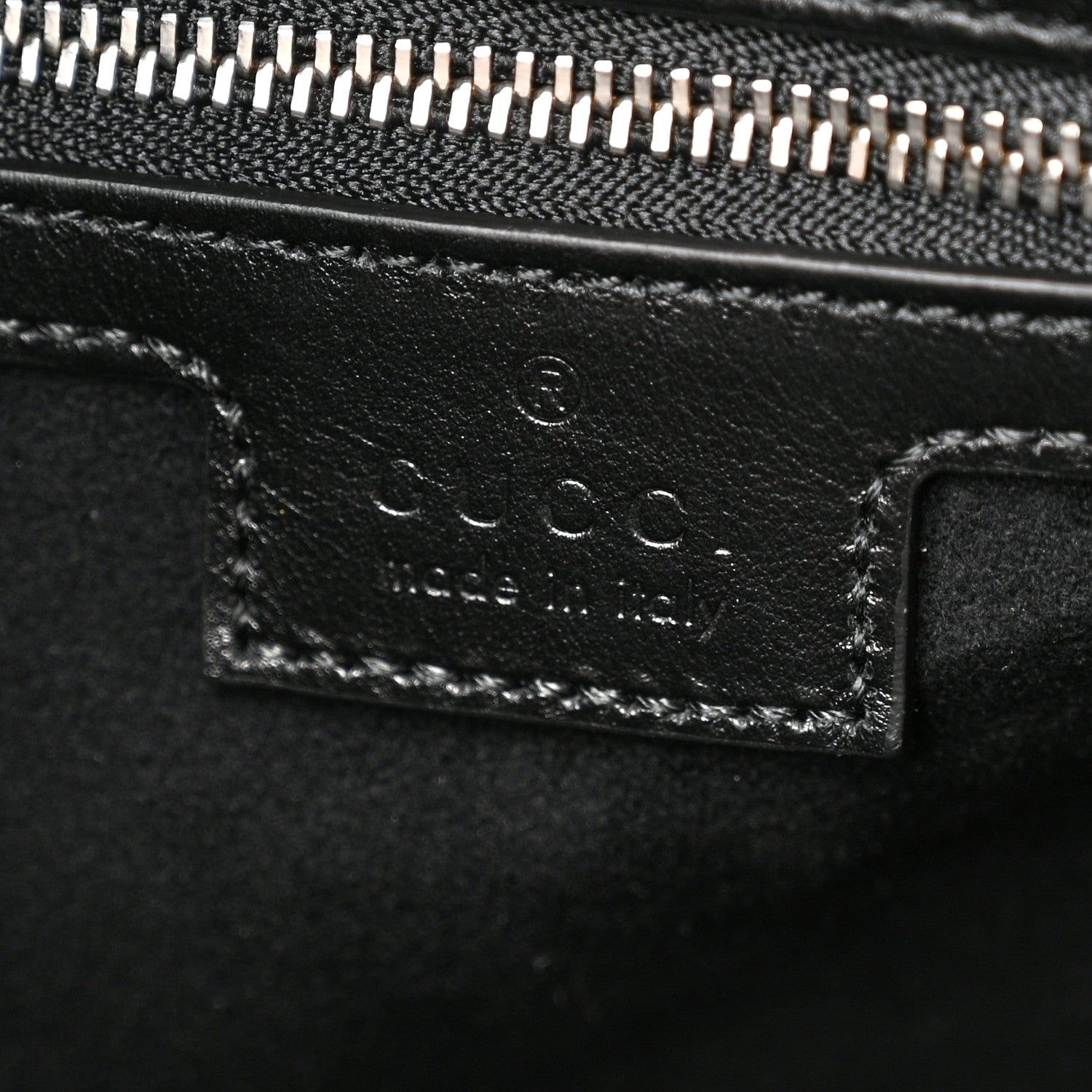 Gucci Calfskin Quilted Large Deco Tote Bag Black 6 of 11
