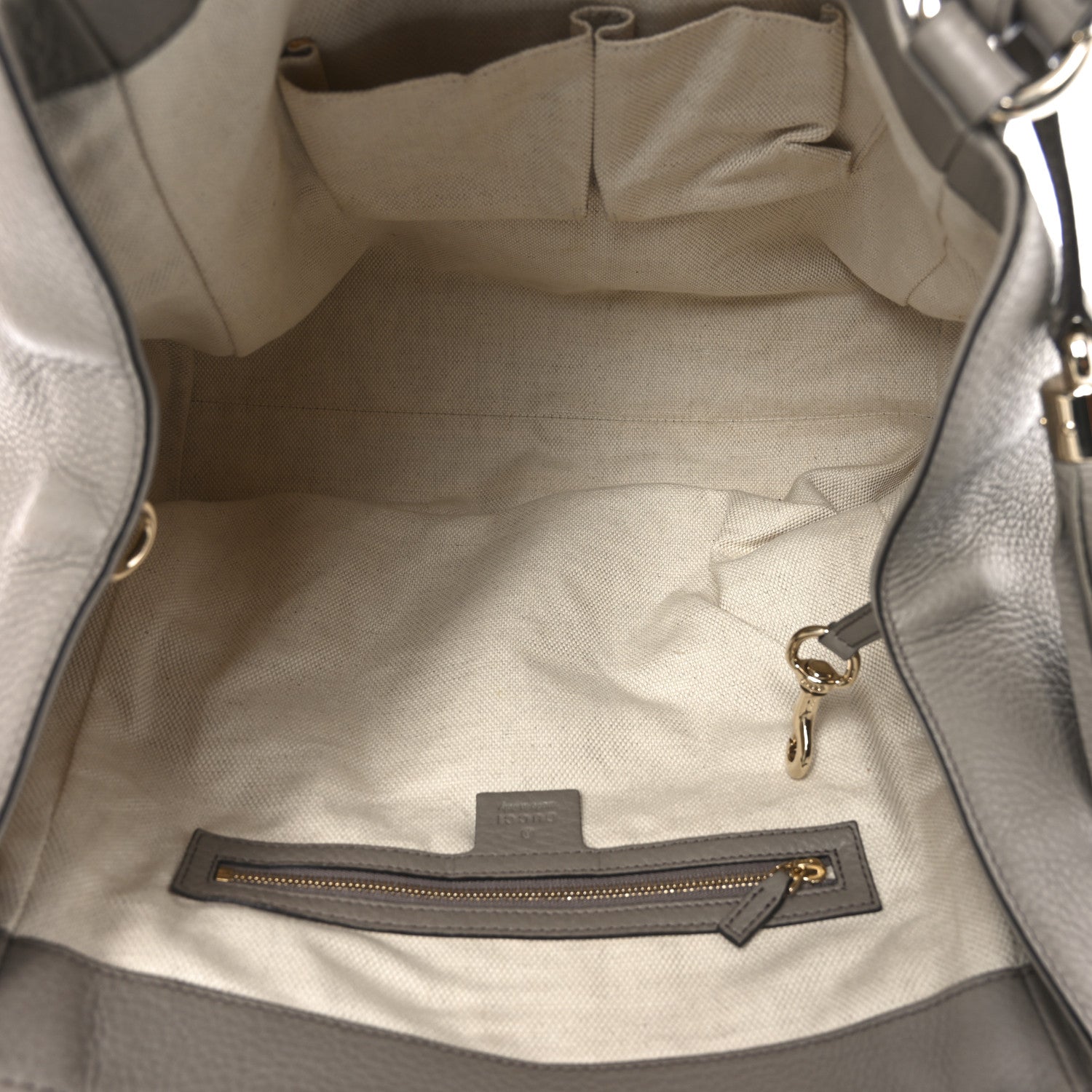 Gucci Pebbled Calfskin Medium Soho Shoulder Bag New Fango 4 of 9