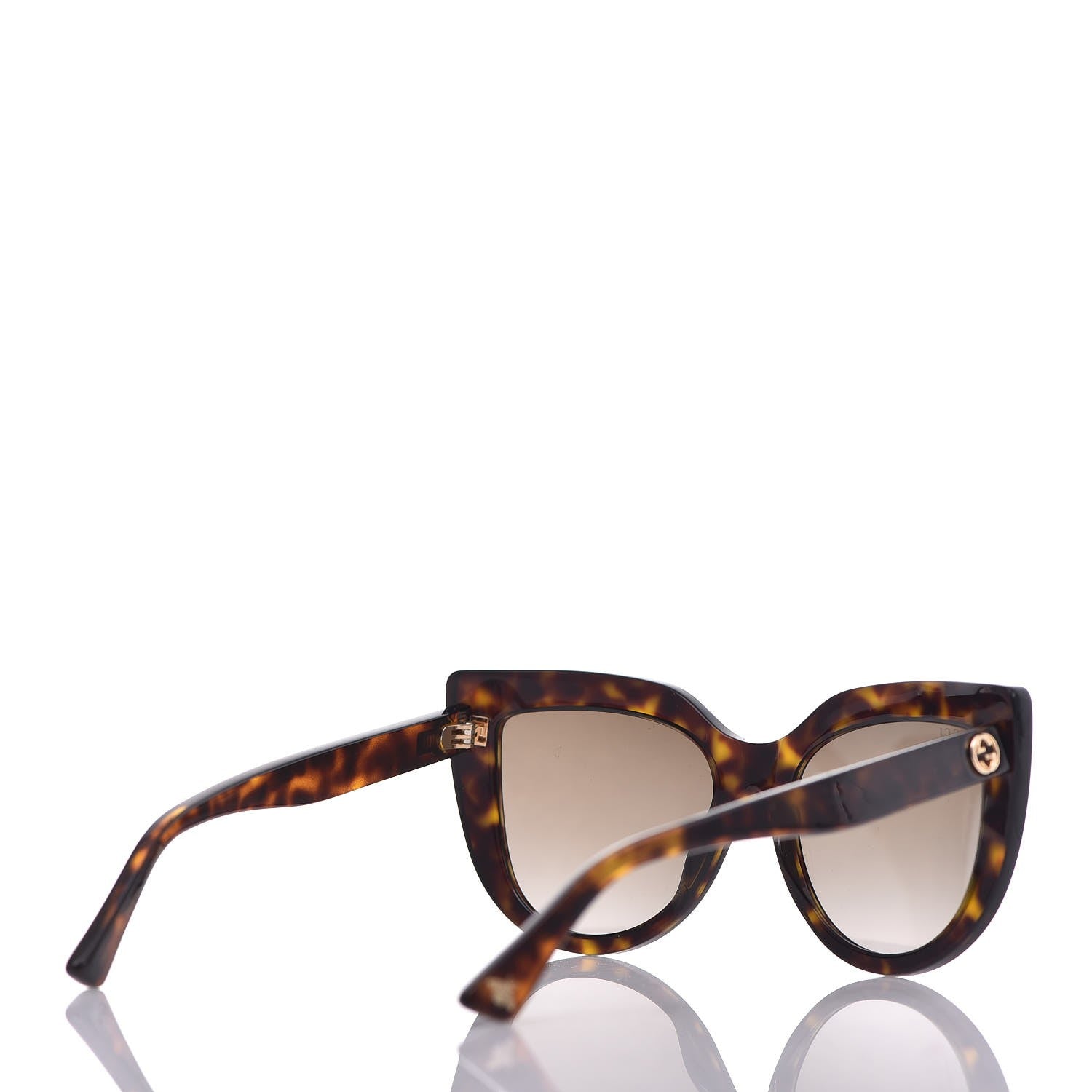 Gucci Cat Eye Sunglasses GG0164S Tortoise 4 of 8