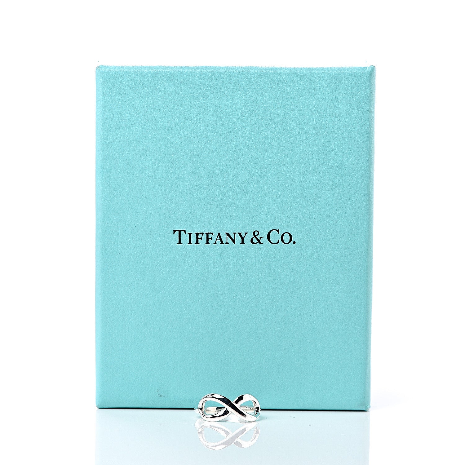Tiffany Sterling Silver Infinity Ring 47 4 5 of 5
