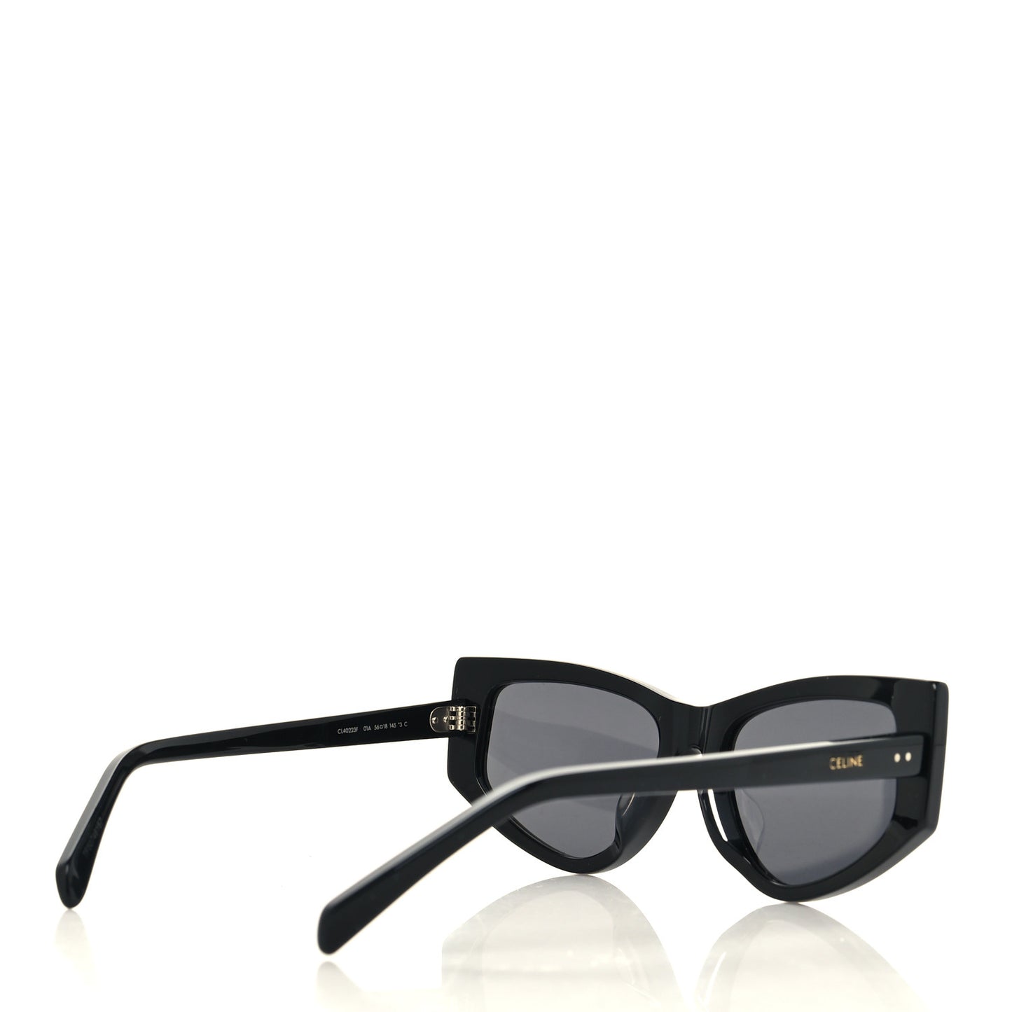 Acetate Sunglasses CL40223F Black