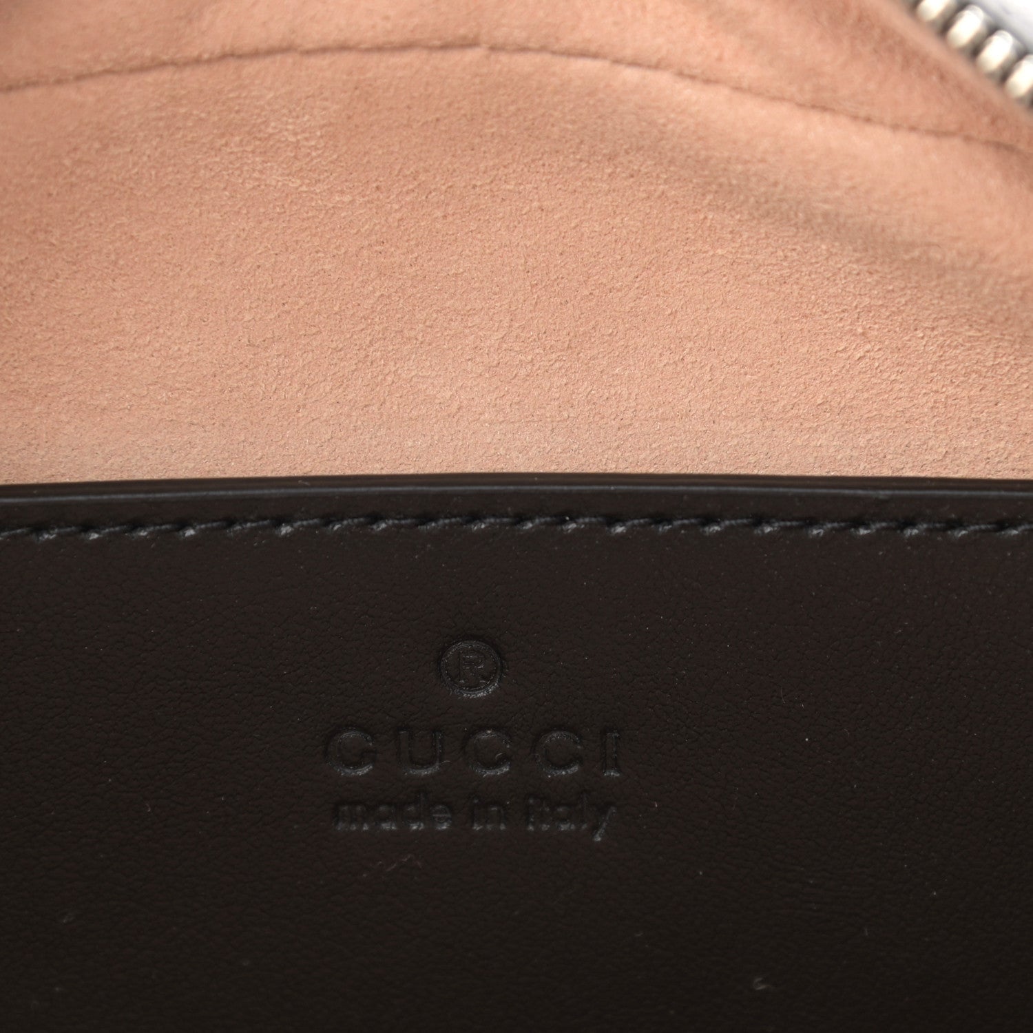 Gucci Calfskin Matelasse Aria Small GG Marmont Chain Shoulder Bag Black 6 of 10