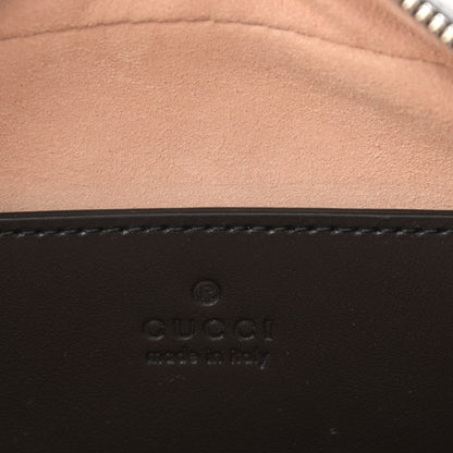 Gucci Calfskin Matelasse Aria Small GG Marmont Chain Shoulder Bag Black 6 of 10