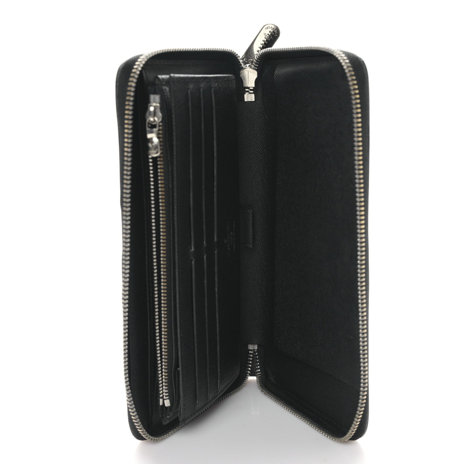 Louis Vuitton Epi Zippy Organizer Wallet Black 5 of 8