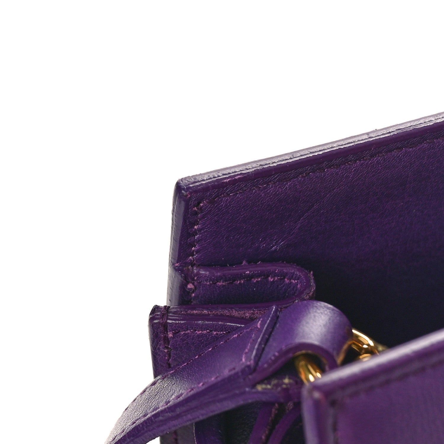 Saint Laurent Calfskin Small Sac De Jour Purple 15 of 21